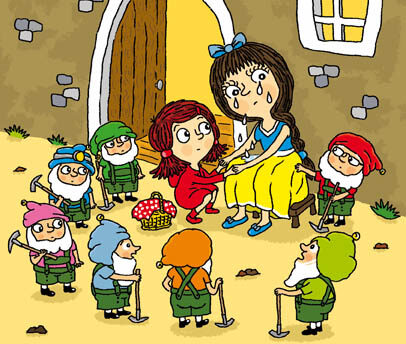 Chacha et blanche neige